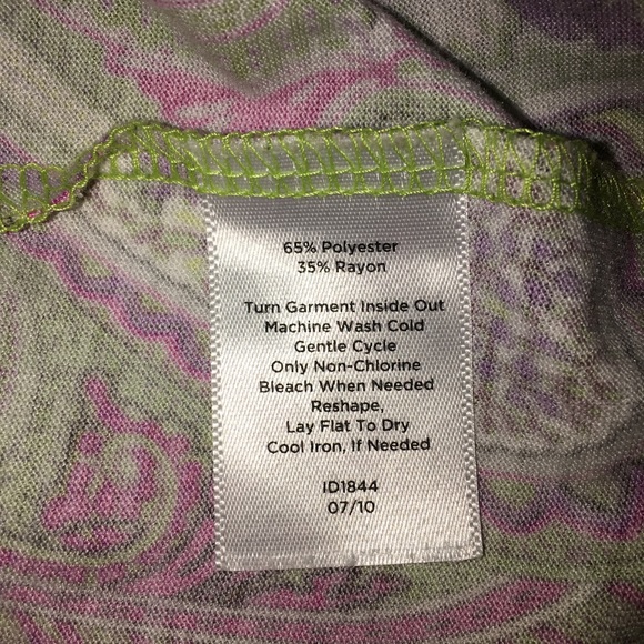 Talbots ruffle front blouse - Picture 5 of 5